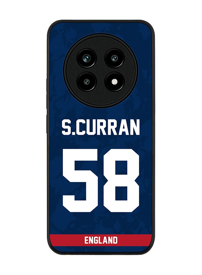 For Realme 13 Pro / 13 Pro+ Case,Slim fit Camera Protection, Shockproof Thin Phone cover  - England Sam Curran, Jersey No 58